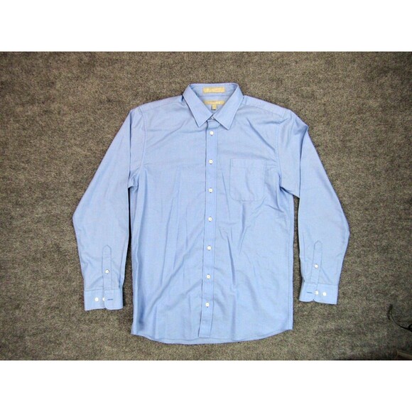 Nordstrom Shirt Womens‎ 20 Blue Wrinkle Free Long Sleeve - Picture 2 of 9